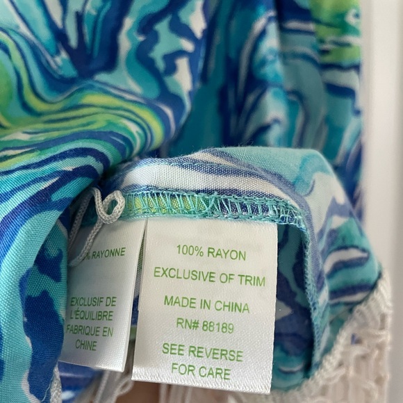 Lilly Pulitzer tank top with fringe detailing - Picture 5 of 5